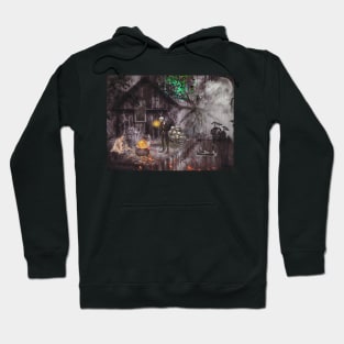 GHOST SKELETON ART PRINTS Hoodie